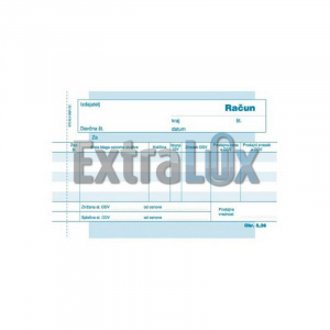 OBRAZEC 5,36 RAČUN A6 KOPIRNI