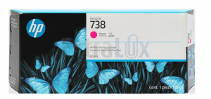 HP ČRNILO 676M7A ŠT.738 MAGENTA ZA DESIGN JET T850/T950 300ML