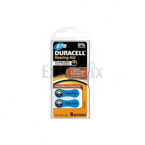 BATERIJA DURACELL ZA SLUŠNI APARAT 675AC 1,4V / 630mAh
