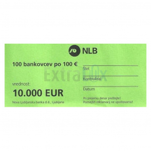 NLB-0034 PASICA ZA BANKOVCE PO 100 EVROV 200/1
