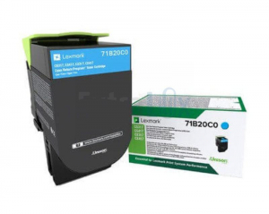 LEXMARK TONER 71B20C0 CYAN ZA CS317dn/CS417dn/CS517de/CX317dn/CX417de