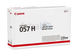 CANON TONER CRG-057H BLACK ZA LBP220/223/226/228; MF440/443/445 10K (3010C002AA)
