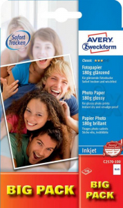 PAPIR FOTO 10X15 180G AVERY ZWECKFORM C2570-100 INK SIJAJNI 1/100