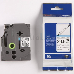 TRAK BROTHER HSE-251 23,6MM BEL/ČRN TERMO SKRČLJIVI BRHSE251