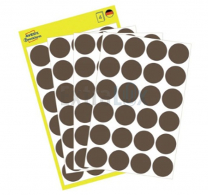 ETIKETE AVERY ZWECKFORM 3116 FI 18MM RJAVE (96 ETIKET)