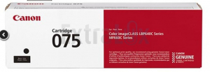 CANON TONER CRG-075BK BLACK ZA LBP646C/LBP647CDW/MF662C/663C/665CDW 1,4K(6365C002)