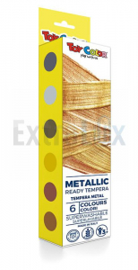 TEMPERA TOY COLOR METALNE BARVE LONČEK 25ML 1/6 ART. 0531