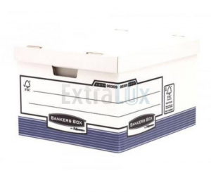 ŠKATLA ARHIVSKA 380X287X430 FELLOWES FE0030901 MODRA-BELA