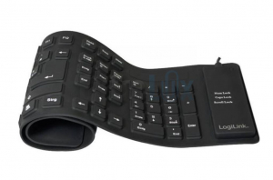 TIPKOVNICA LOGILINK USB NEMŠKA, WINDOWS IZ SILIKONA ID0019A (1417146)