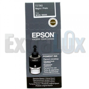 EPSON ČRNILO C13T77414A BLACK PIGMENT STEKLENIČKA ZA M100/M105/M105/M200/L655