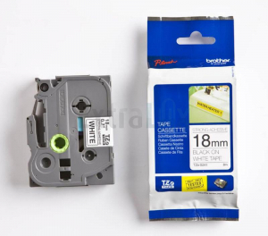 TRAK BROTHER P-TOUCH TZE-S241 18MM ČRNA NA BELEM